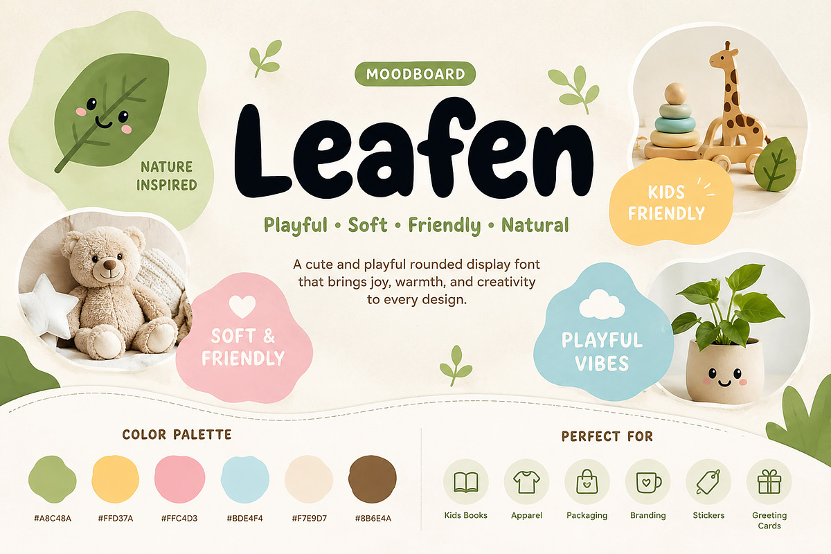 Leafen, a Slab Serif Font by Wow Magic (Photo 4 of 5)
