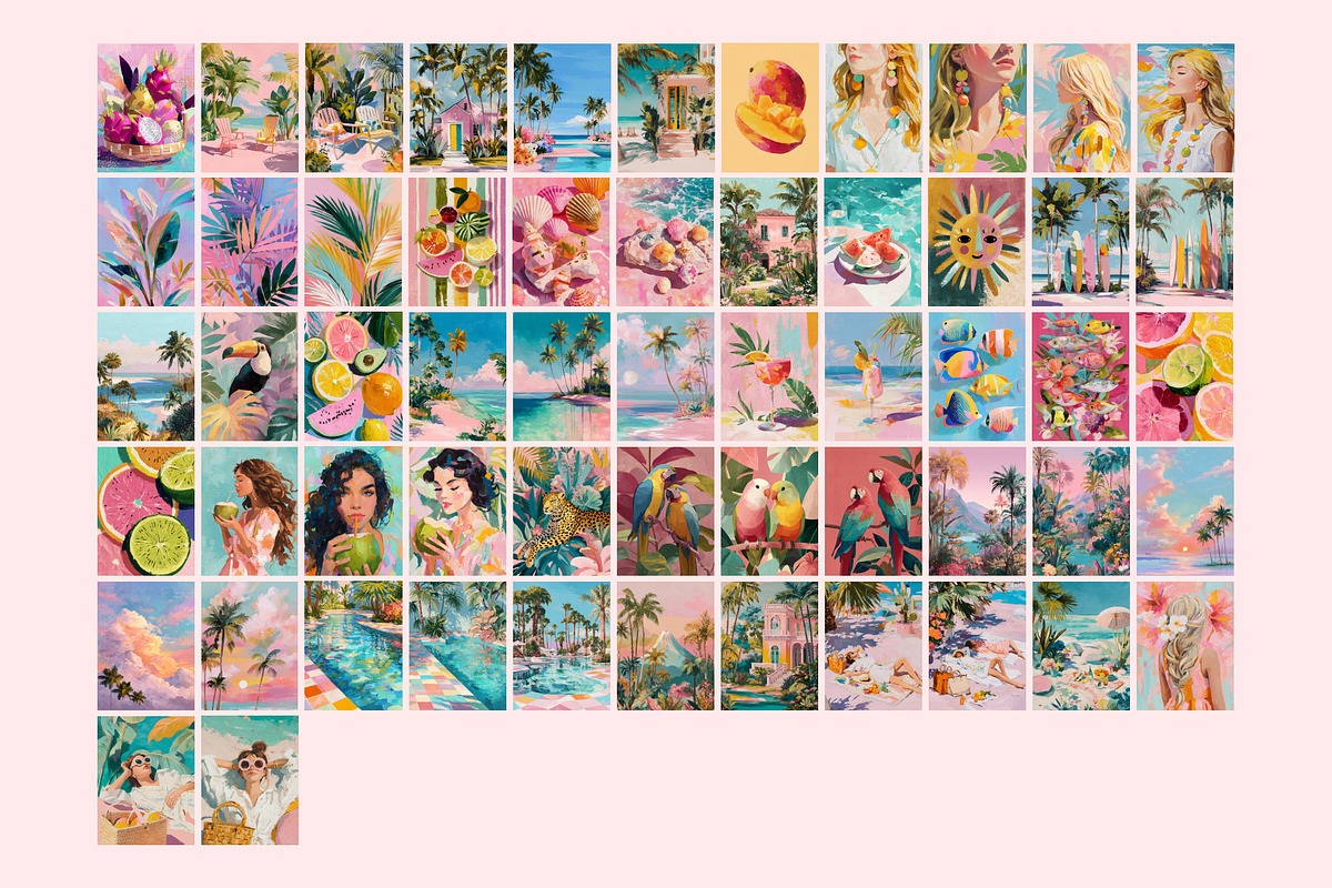 112 Tropical Prints Gallery, a Background Graphic by Feelsoul (Photo 14 of 14)