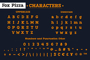 Fox Pizza Font, a Slab Serif Font by Fox7 By Rattana (Thumbnail 7 of 11)