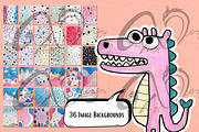 Doodle Planet: Funky creature Faces, an Animal Illustration by NiiiNArt (Thumbnail 4 of 8)
