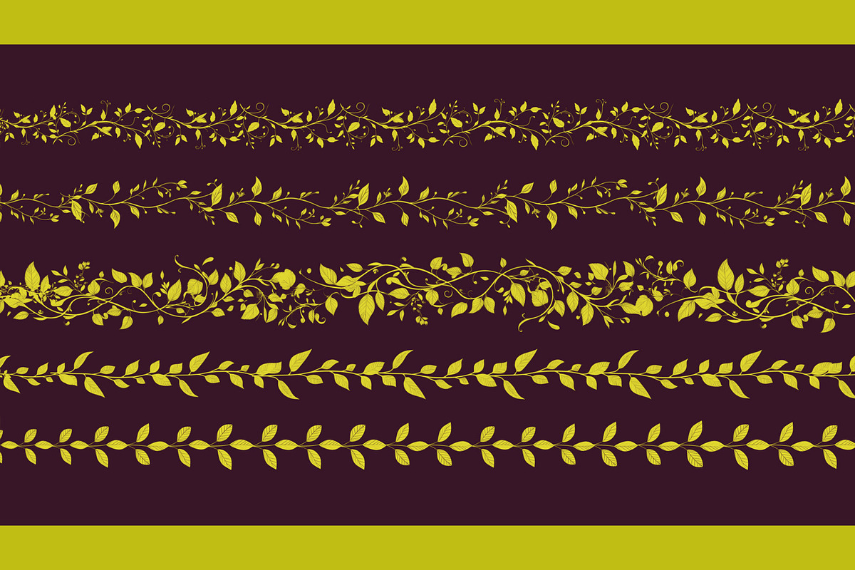 Vine and Leaf Brush Set, a Brush Add-On by Zsolt Kosa Art (Photo 3 of 6)