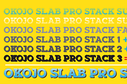 Okojo Slab Pro Stack, a Font by Wordshape (Thumbnail 2 of 5)