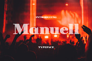Manuell Font, a Serif Font by Digital Typeface Studio (Thumbnail 1 of 8)