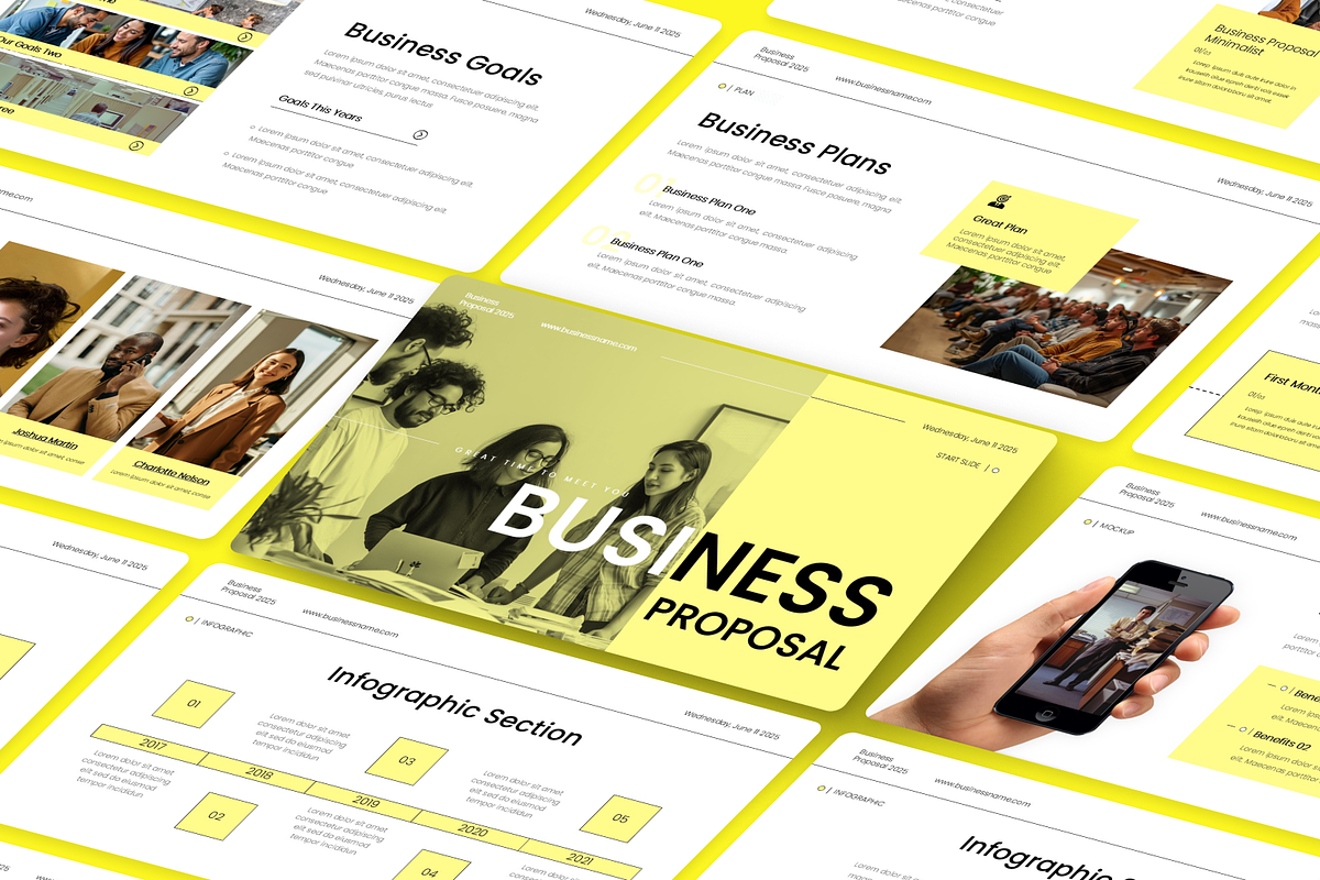 Minimalist Business Proposal, a Presentation Template by SquidPixey (Photo 5 of 6)