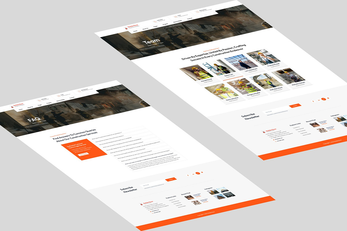 BuilderZone - Website Figma Design, a Websites & App Template by ZoomDrive (Photo 4 of 8)