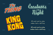 Nocturne Vintage Horror Collection, a Font by Paper Moon Graphic Supply (Thumbnail 12 of 16)