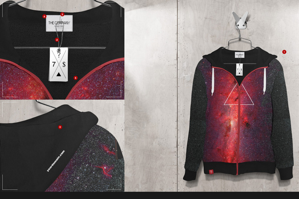 Hoodie On 5 Stages Mock-up, a Hoody Mockup by Mocca Mockups Store (Photo 31 of 69)