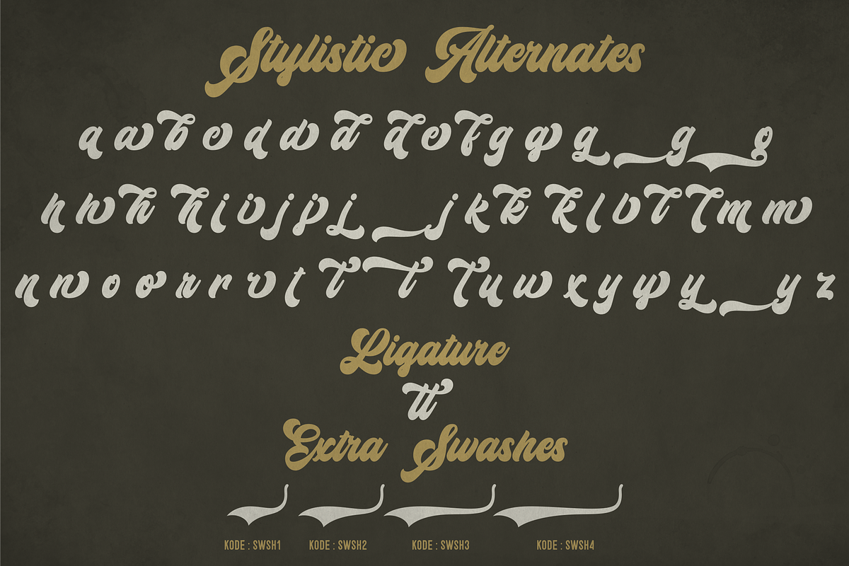 Balione Retro Font, a Script Font by Naufal Labs (Photo 14 of 15)