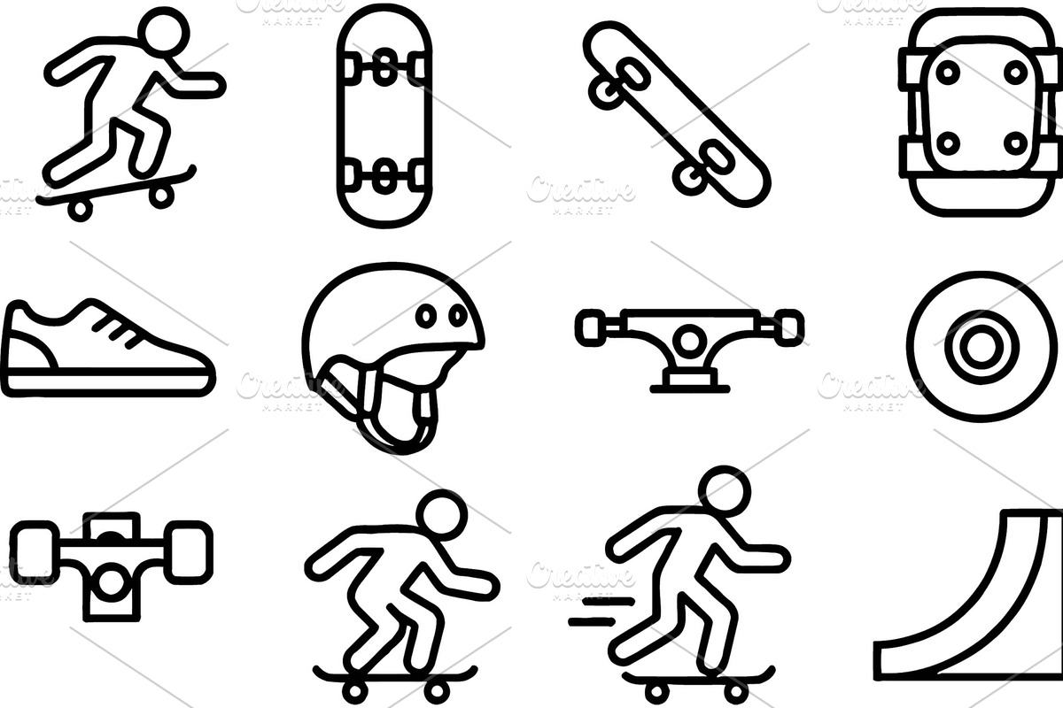 Vector illustration of skateboarding, a Sport Illustration by ZinetroN