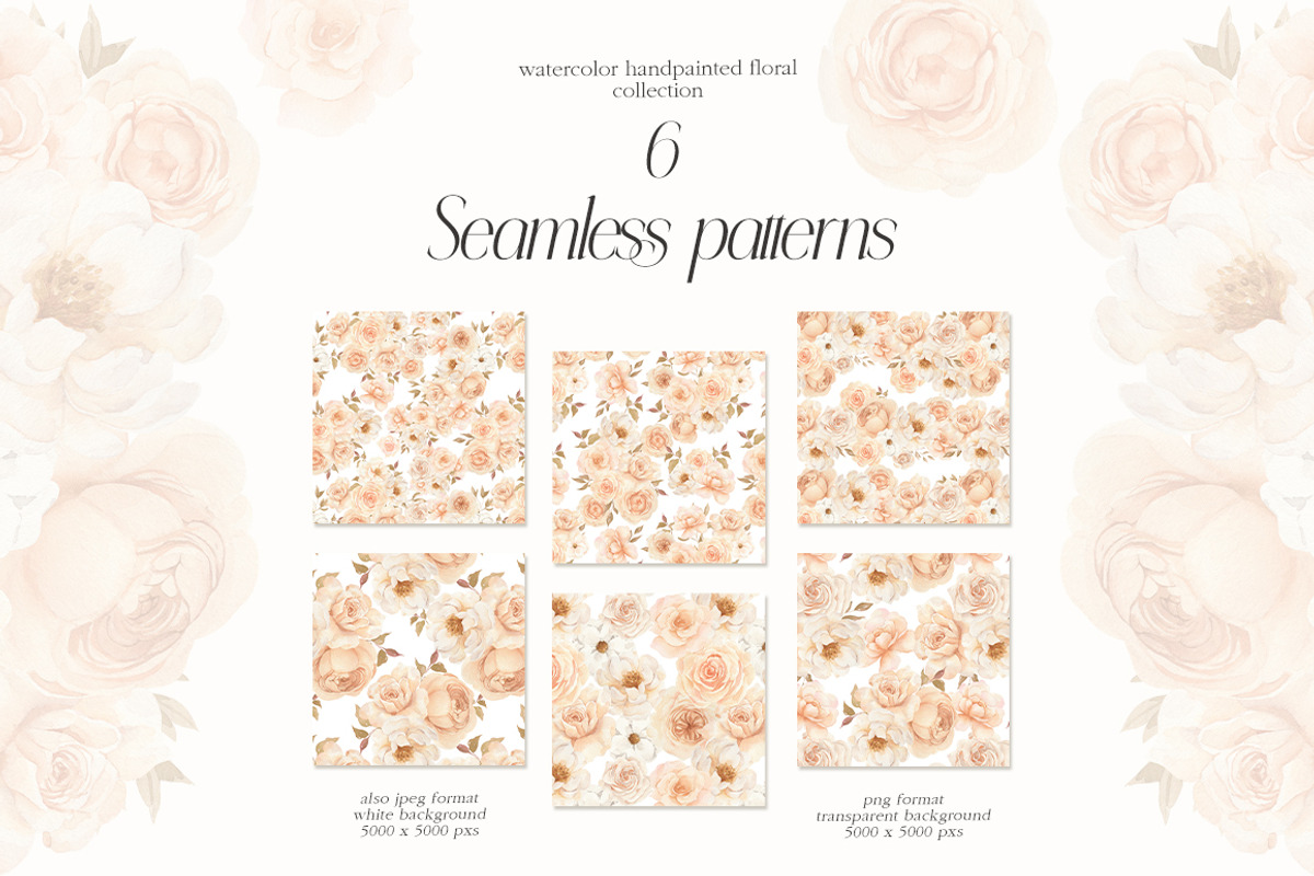 Gentle Blooming Watercolor Flowers, a Decorative Illustration by ViktoriyaD (Photo 9 of 10)