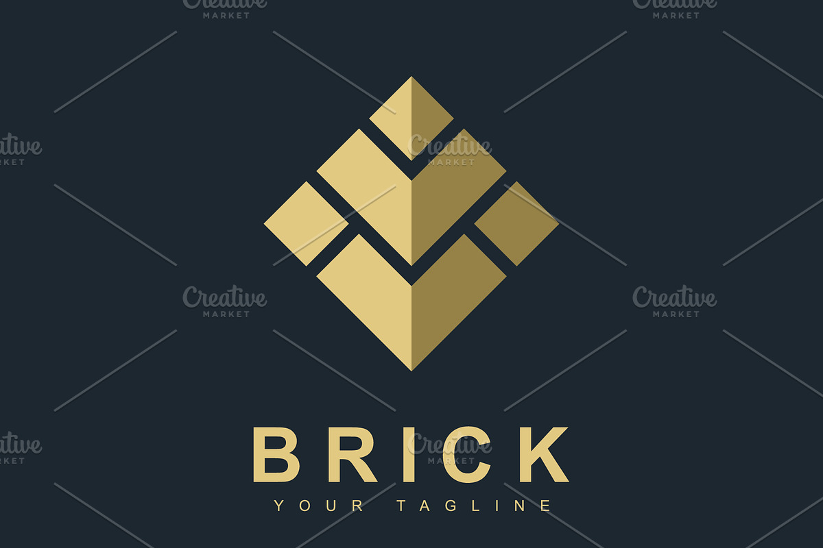 Brick Creative logo design concepts, a Graphic by T.Vooka