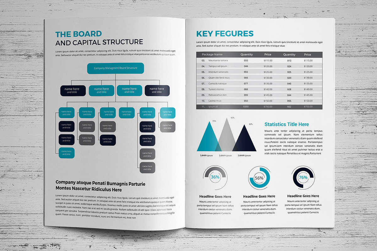 Corporate Brochure Template V4, a Brochure Template by JanySultana (Photo 6 of 12)