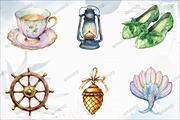 Peter Pan Watercolor Clipart, an Illustration by designcity5 (Thumbnail 2 of 5)