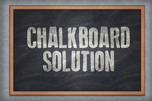 Chalkboard Solution PSD Template