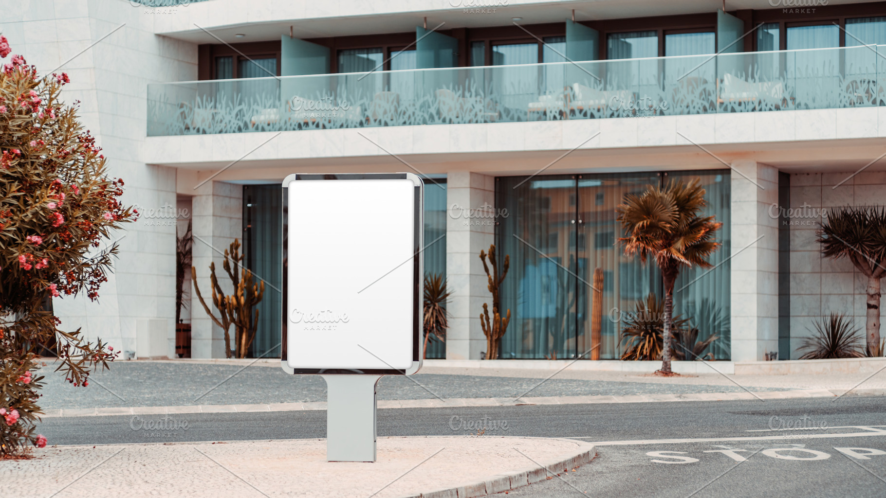Roadside Billboard Mockup, a Business Photo by SkyNext