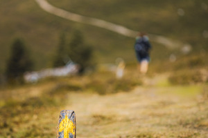 Camino Primitivo trail marker, a Wallpaper Photo by SkyNext