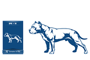 Bold Dog Silhouette Vector, an Object Illustration by CarWrap design (Thumbnail 2 of 3)
