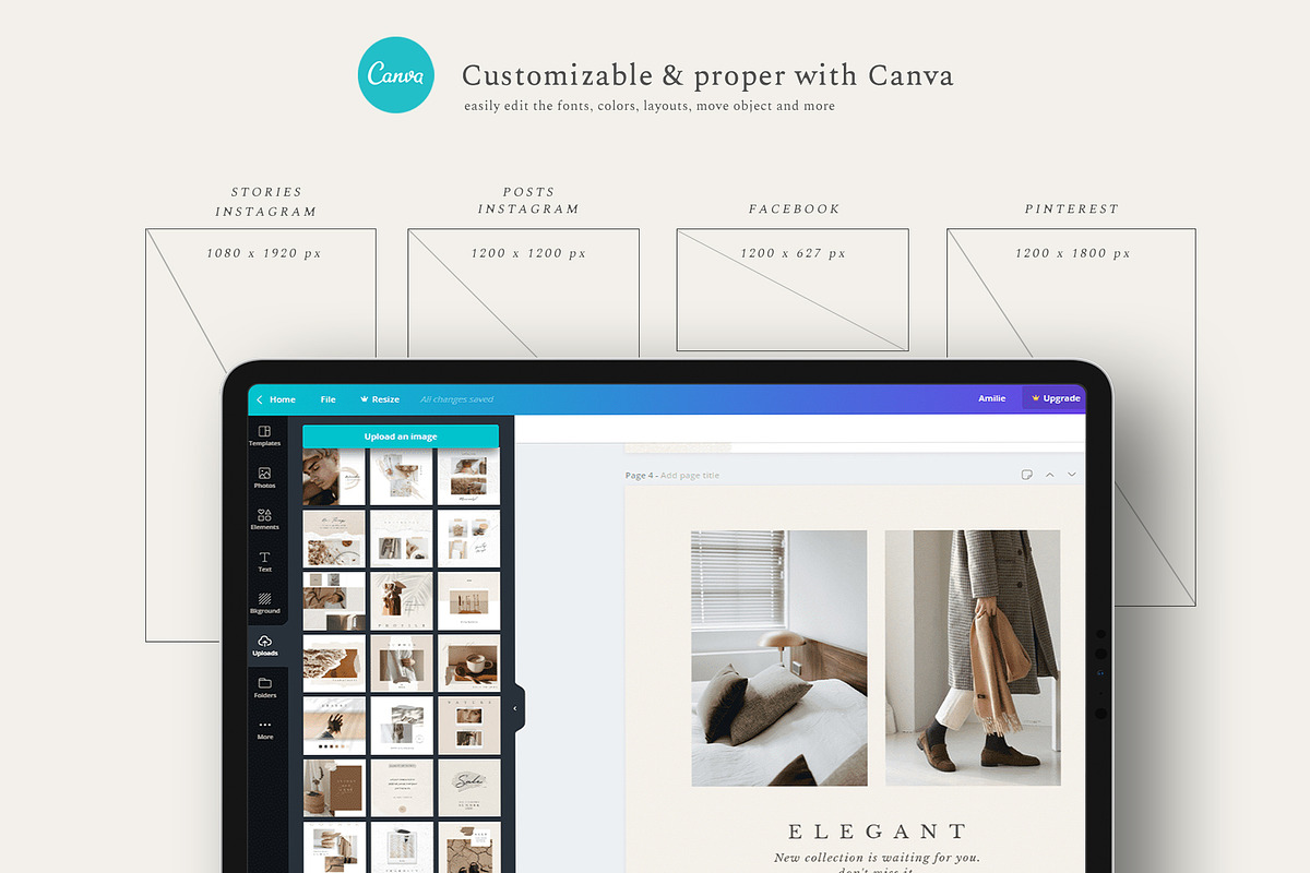 CANVA Bundle Social Media Pack, a Social Media Template by Eviory (Photo 2 of 31)
