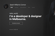 Sarah - CV & Resume vCard WordPress, a WordPress Template by thaodhtn (Thumbnail 7 of 7)