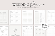 Digital Wedding Planner Bundle, a Magazine Template by ShopRShop (Thumbnail 1 of 9)