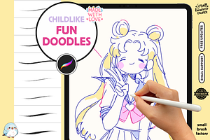 Procreate Childlike Doodle Brushes