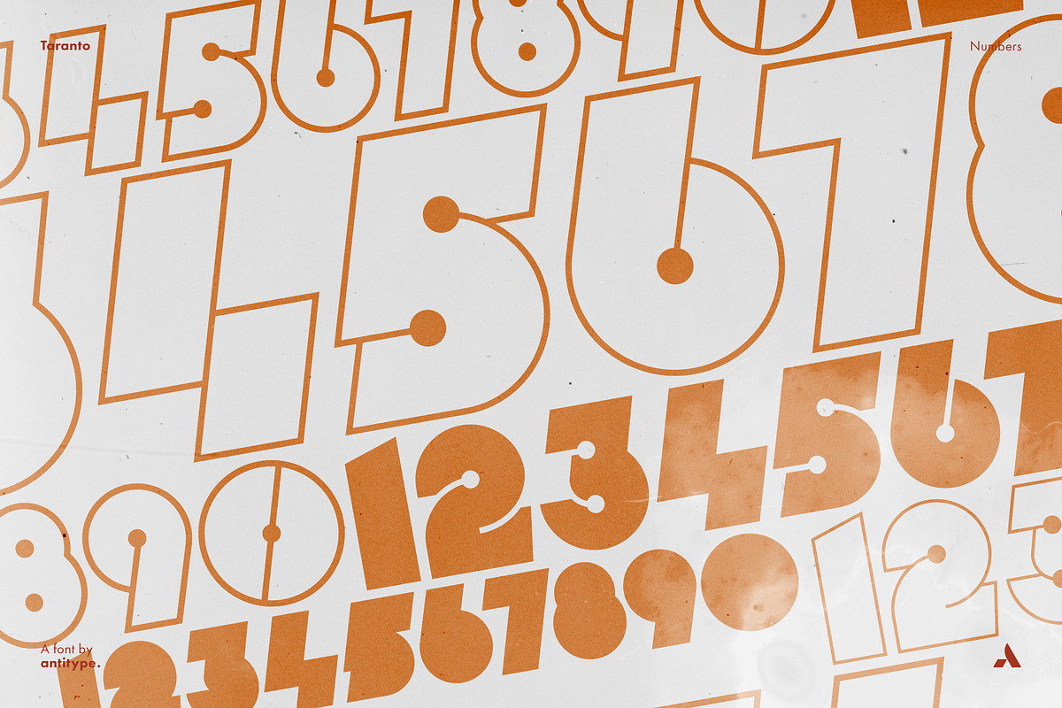Taranto, a Font by antitype (Photo 3 of 9)