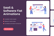 30 Animated SaaS & Software, a Technology Illustration by Vectors Market (Thumbnail 1 of 4)