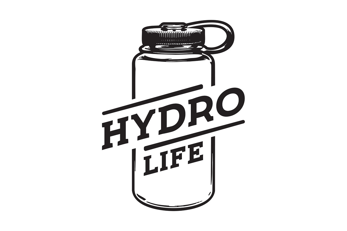 Water Bottle Logo, a Branding & Logo Template by HuhnCreative (Photo 1 of 2)