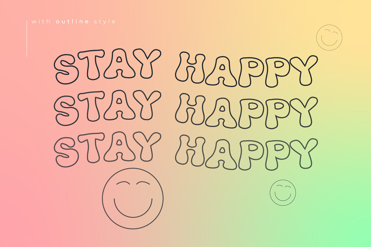 Grooven - Groovy Font, a Font by Salamahtype (Photo 3 of 6)