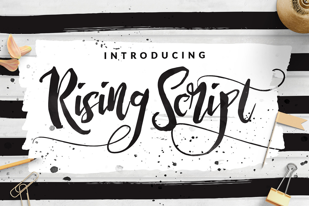 Rising Brush Script