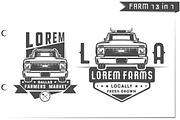 13 in 1 Set of farm truck emblems, a Graphic by Hadanello88 (Thumbnail 3 of 4)