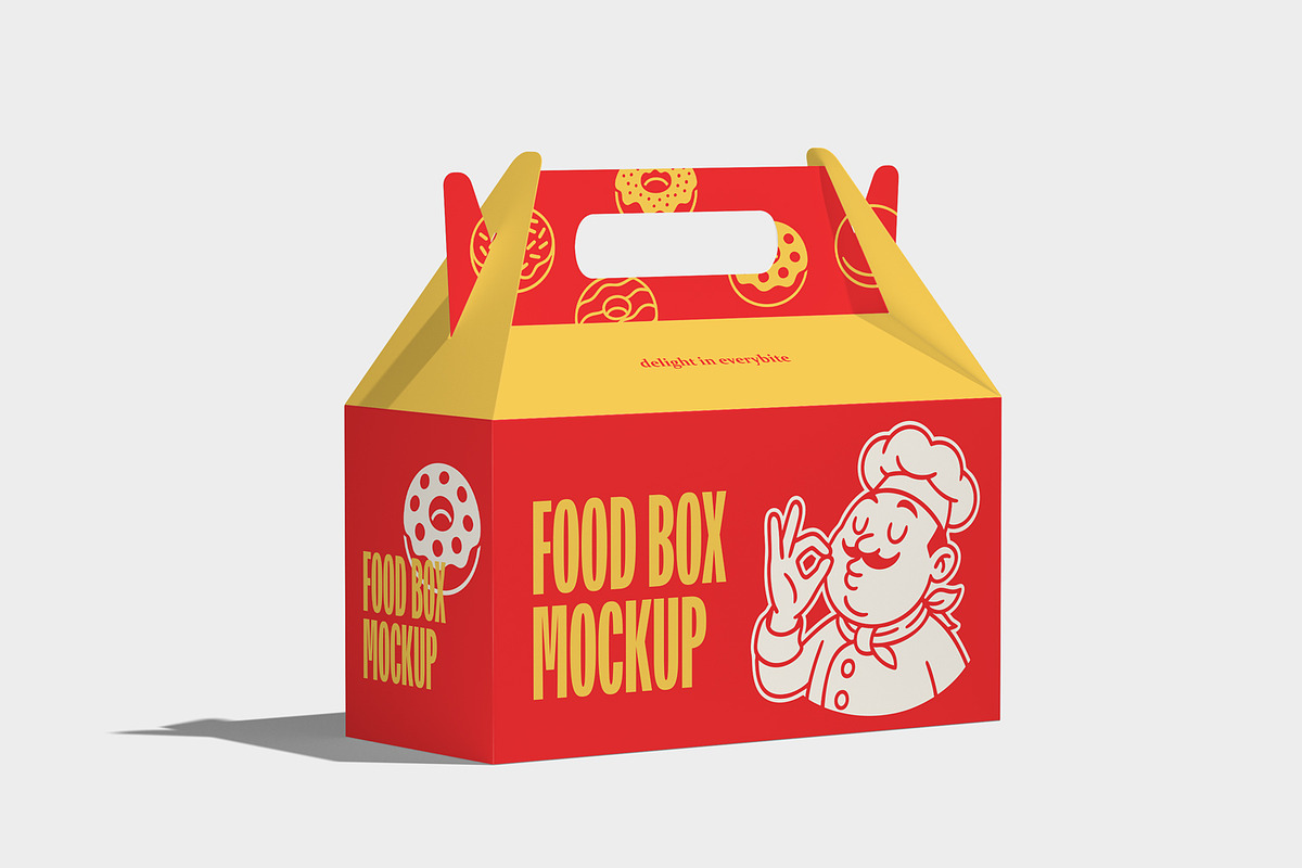 Food Box Mockups, a Mockup by artimasa (Photo 4 of 5)