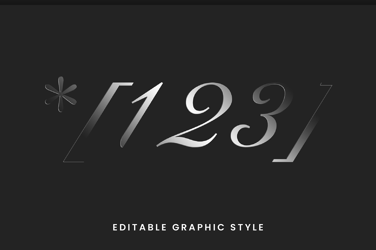 Elegant Silver Script Text Effect preview 2