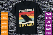 Your Hole Is My Goal Cornhole Player, an Object Graphic by Vignette.IT (Thumbnail 2 of 2)