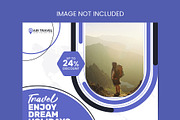 Travel Agency Social Media Post, a Marketing Template by Photoshop Action (Thumbnail 17 of 18)