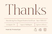 Hekgest Elegant Modern Serif, a Serif Font by timelesstype.co (Thumbnail 20 of 20)