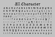 CS Rolins Drawn, a Sans Serif Font by Craft Supply Co. (Thumbnail 8 of 8)