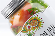 Mason Jar Mock-Up, a Packaging Mockup by DesignRushMarket (Thumbnail 8 of 8)