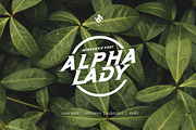 Alpha lady, a Slab Serif Font by iyhulmonsta (Thumbnail 3 of 7)