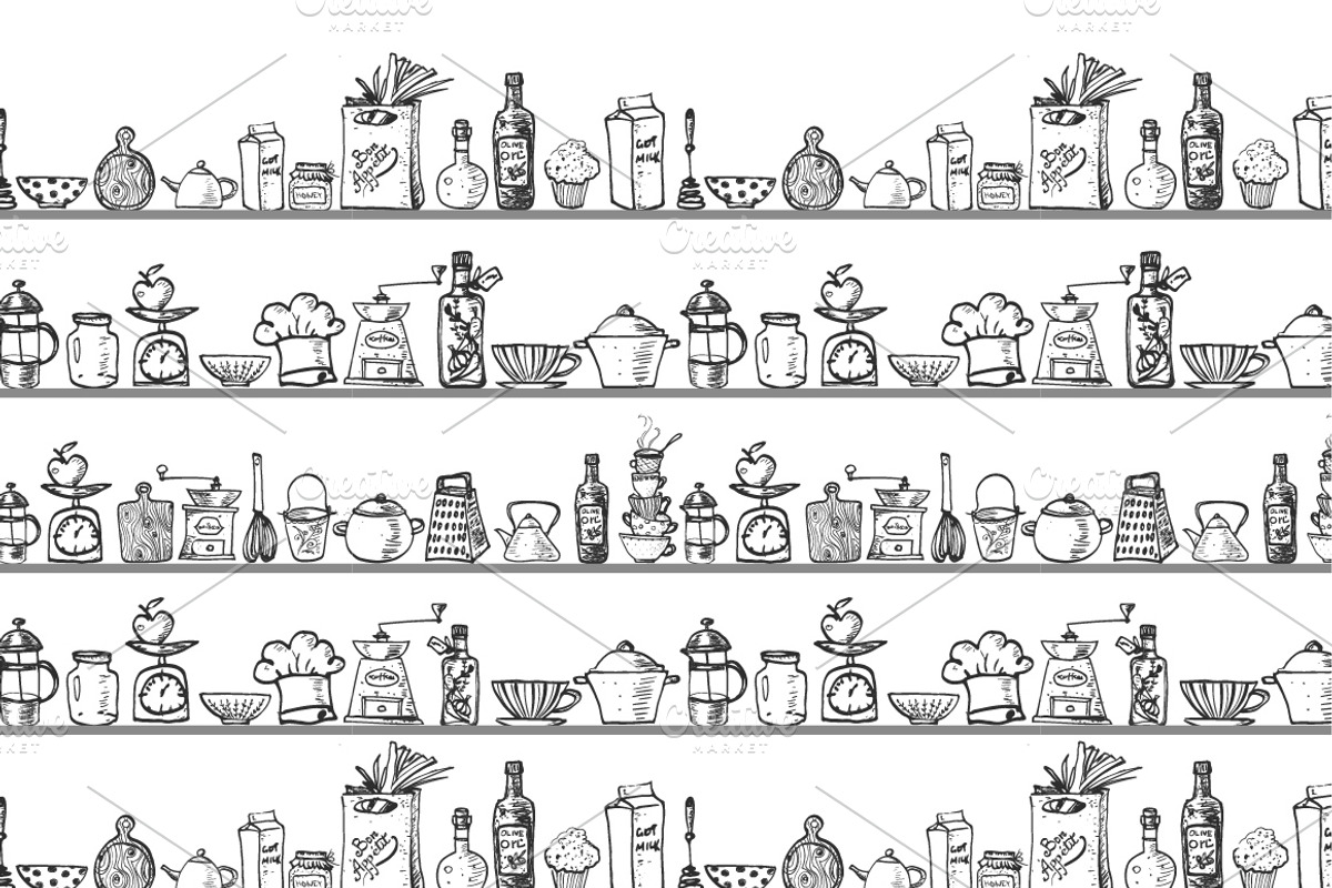 Kitchen doodles, a Food Illustration by Elina_Li (Photo 12 of 17)