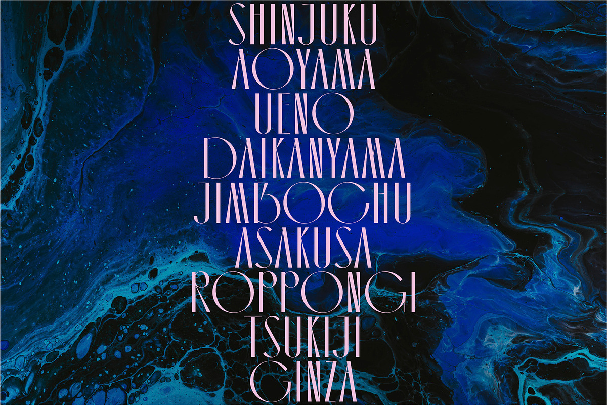 Tankobon – Angular Display Font, a Sans Serif Font by Studio Aurora (Photo 7 of 13)