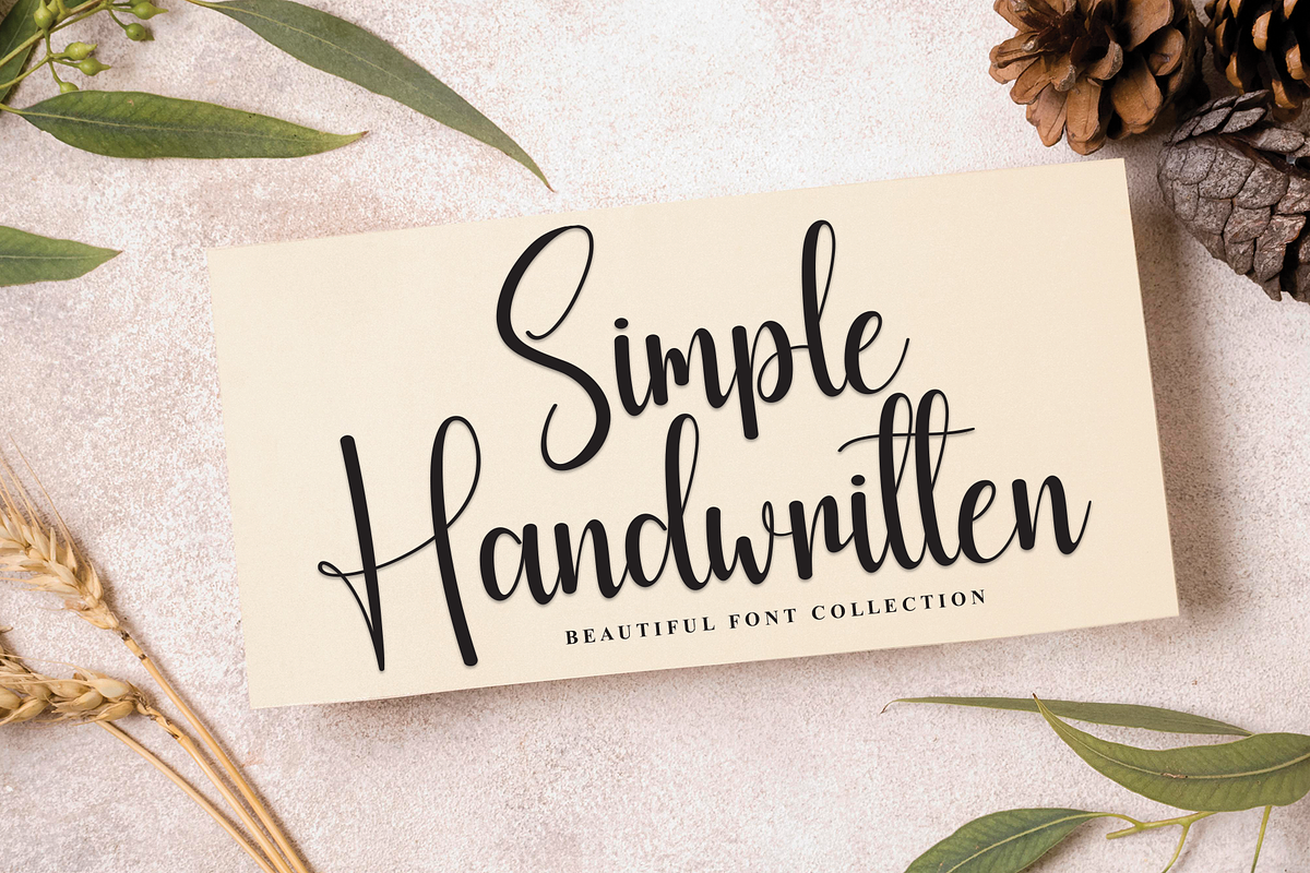 Morning Birthday | Script Font, a Handwritten Font by Scratchones (Photo 4 of 9)