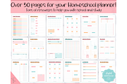 Homeschool Planner Printable - 50 pg, a Templates & Theme by Templatables (Thumbnail 3 of 11)