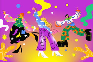 Purple Fashion Illustration, a Person Illustration by graphicook