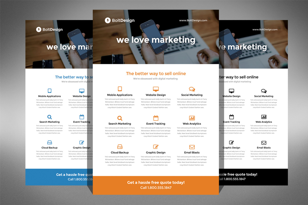 Corporate Flyer Template, a Flyer Template by Creativenauts (Photo 1 of 4)