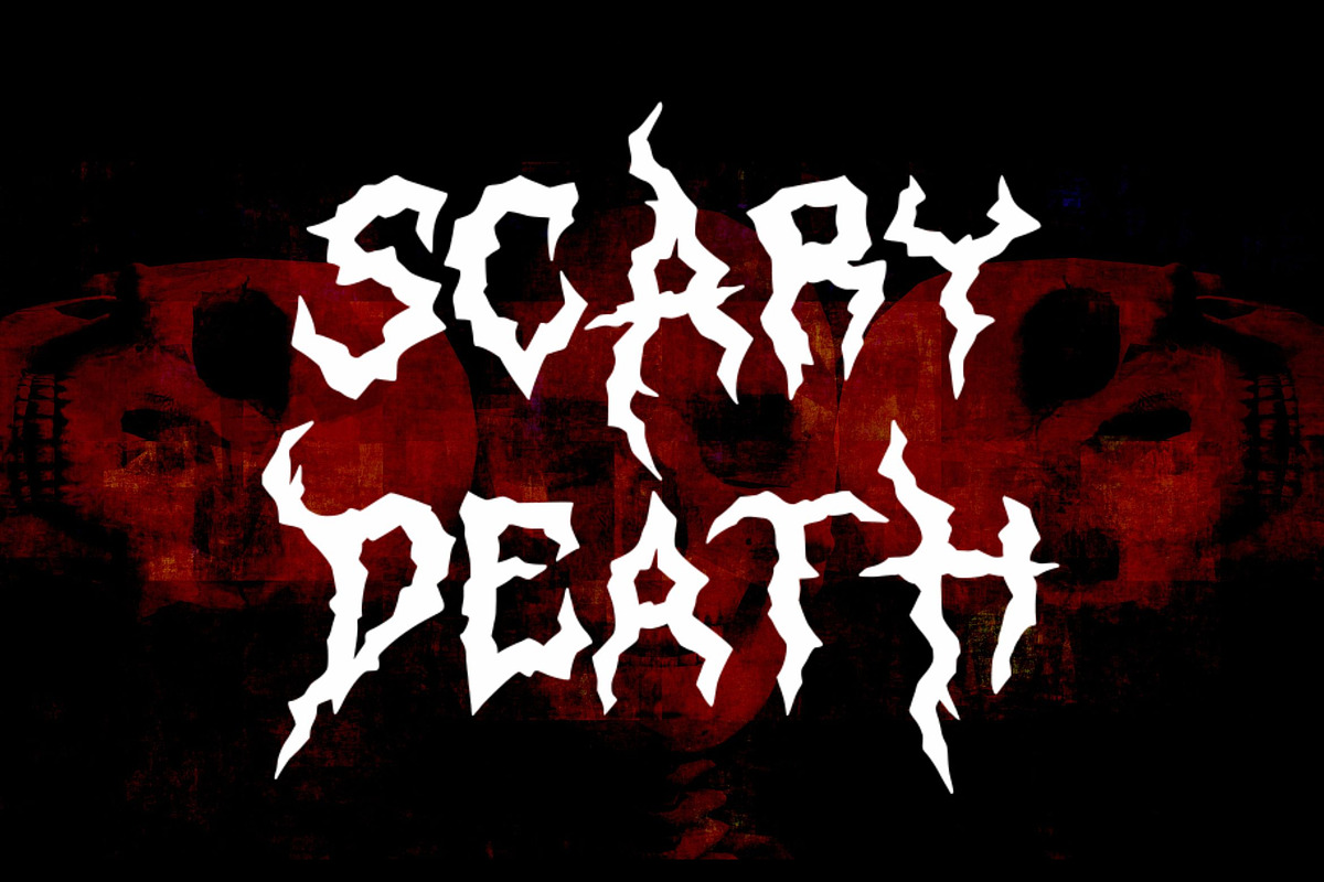 Zero Death, a Blackletter Font by HATFSTUDIO