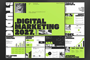 Digital Marketing Presentation, a Presentation Template by E-Type (Thumbnail 1 of 6)