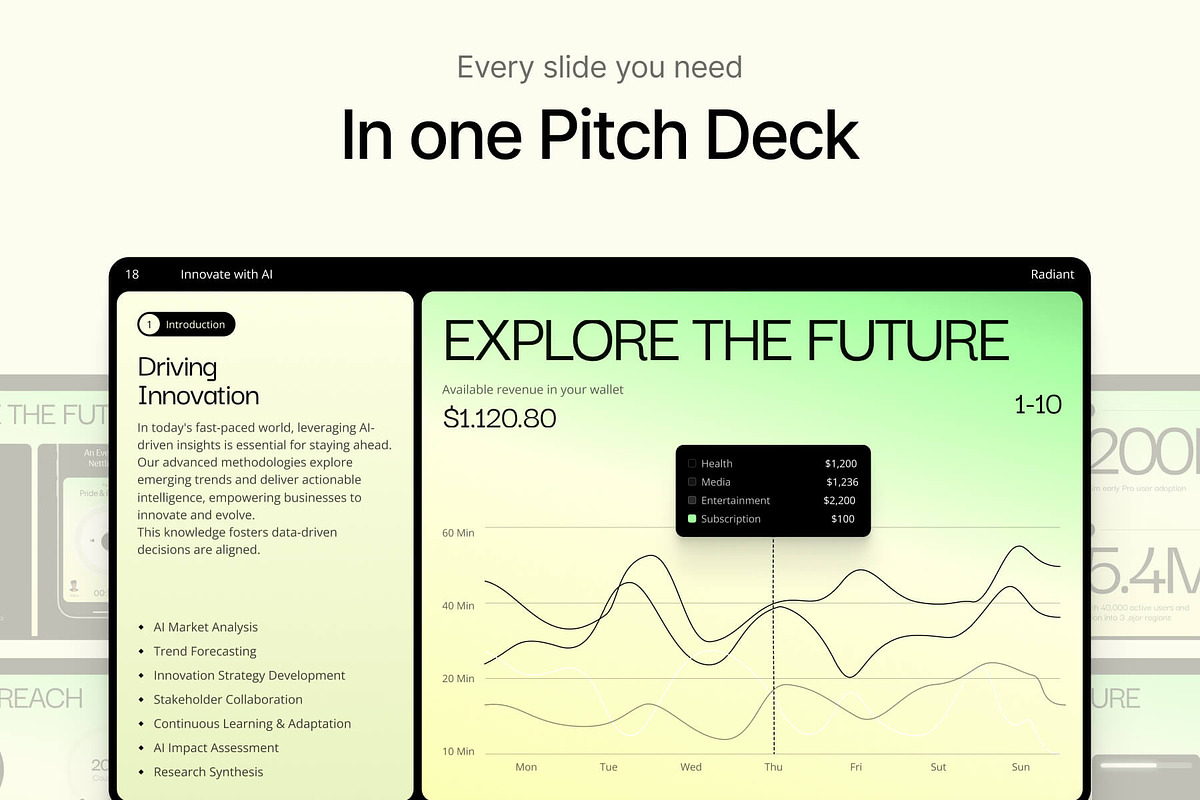 Pitch Deck System: Figma Templates, a Presentation Template by VladTyzun (Photo 5 of 11)
