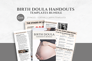 Birth Doula Handouts Forms Bundle, a Marketing Template by BizTemplateForYou (Thumbnail 1 of 5)