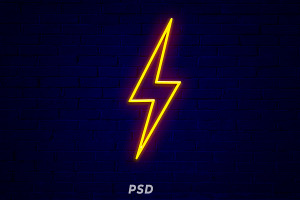 Bold Icon Cyber Neon Sign, an Illustration by TrueVector